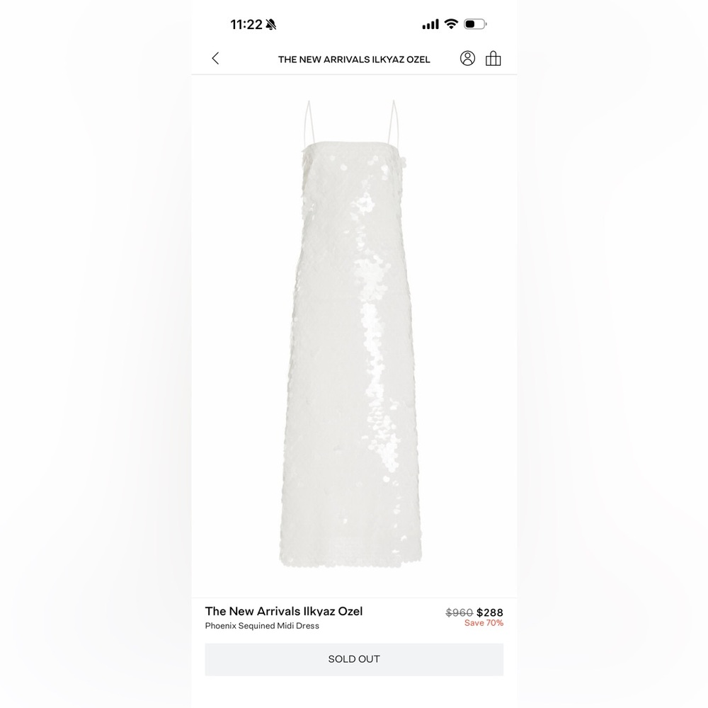 White Sequin Dress